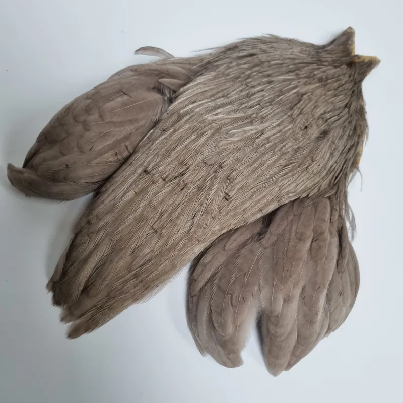 Whiting Exclusive WET Fly Hen Cape in Medium Dun-3